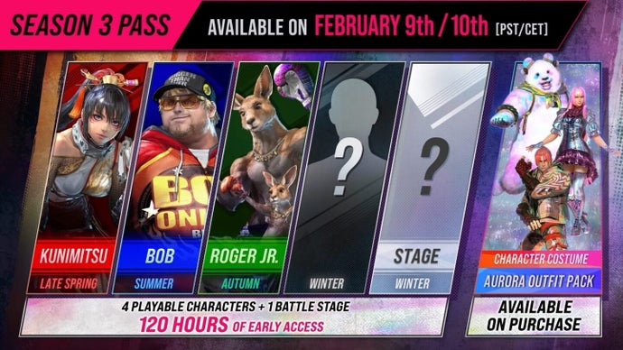 Desvelados los personajes de la tercera temporada de Tekken 8