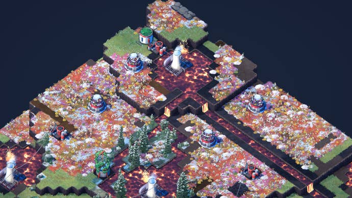 Volcanic Glacier covered in a Tundra biome in Terra Nil.