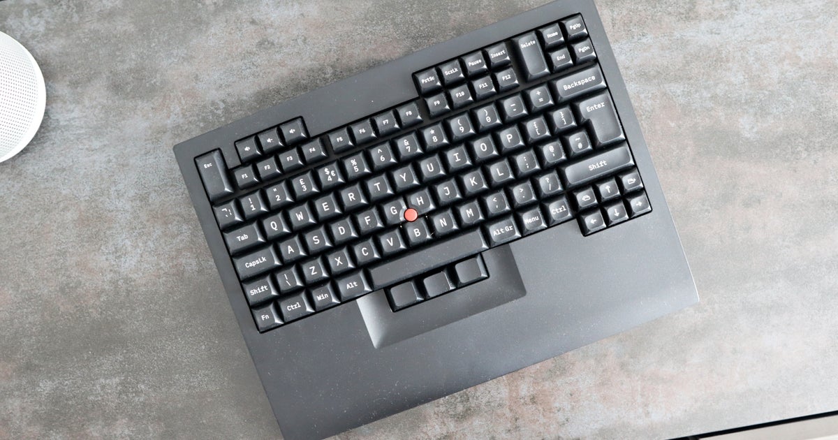I fell in love with this ridiculous ThinkPad-inspired keyboard from Taiwan
