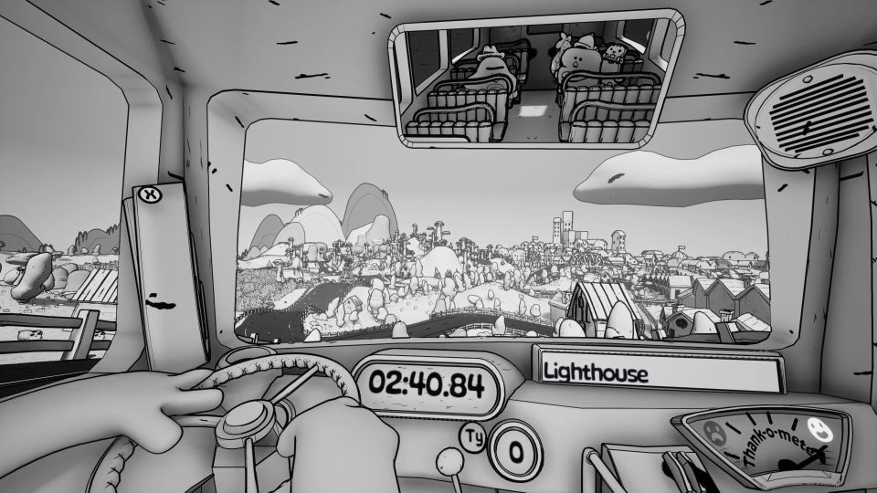 Double Fine's first game since leaving Xbox is a comedy bus-driving sim called Thank You Bus Driver