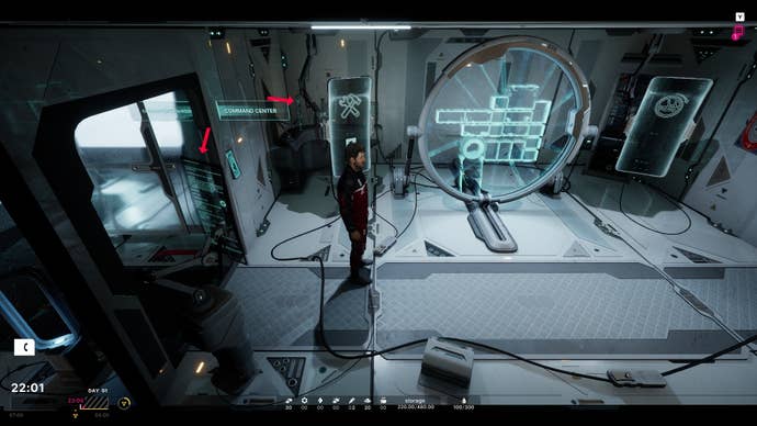 A screenshot of immoderate generative AI worldly successful The Alters - inheritance substance for a portion of creation connected the basal screen. As circulated by developers 11 Bit.