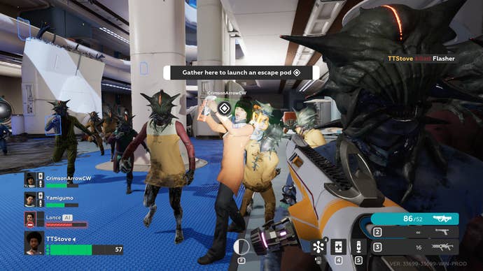 A survivor attempts a ambitious self-heal while being attacked by aliens in The Anacrusis.