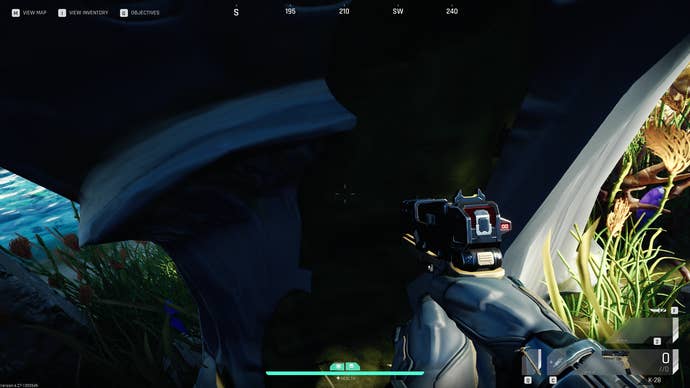 Hiding behind a tree in The Cycle: Frontier.