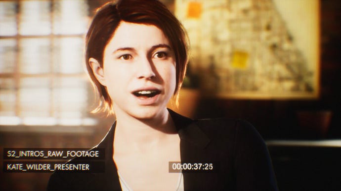 A screenshot from The Devil In Me shows video footage of a young woman talking in an old documentary interview