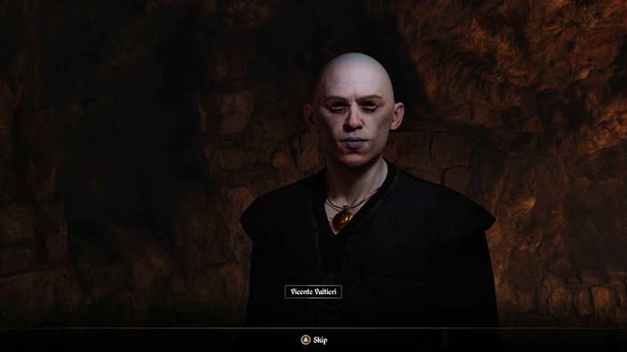 A bugged Dark Brotherhood member in Oblivion Remastered.