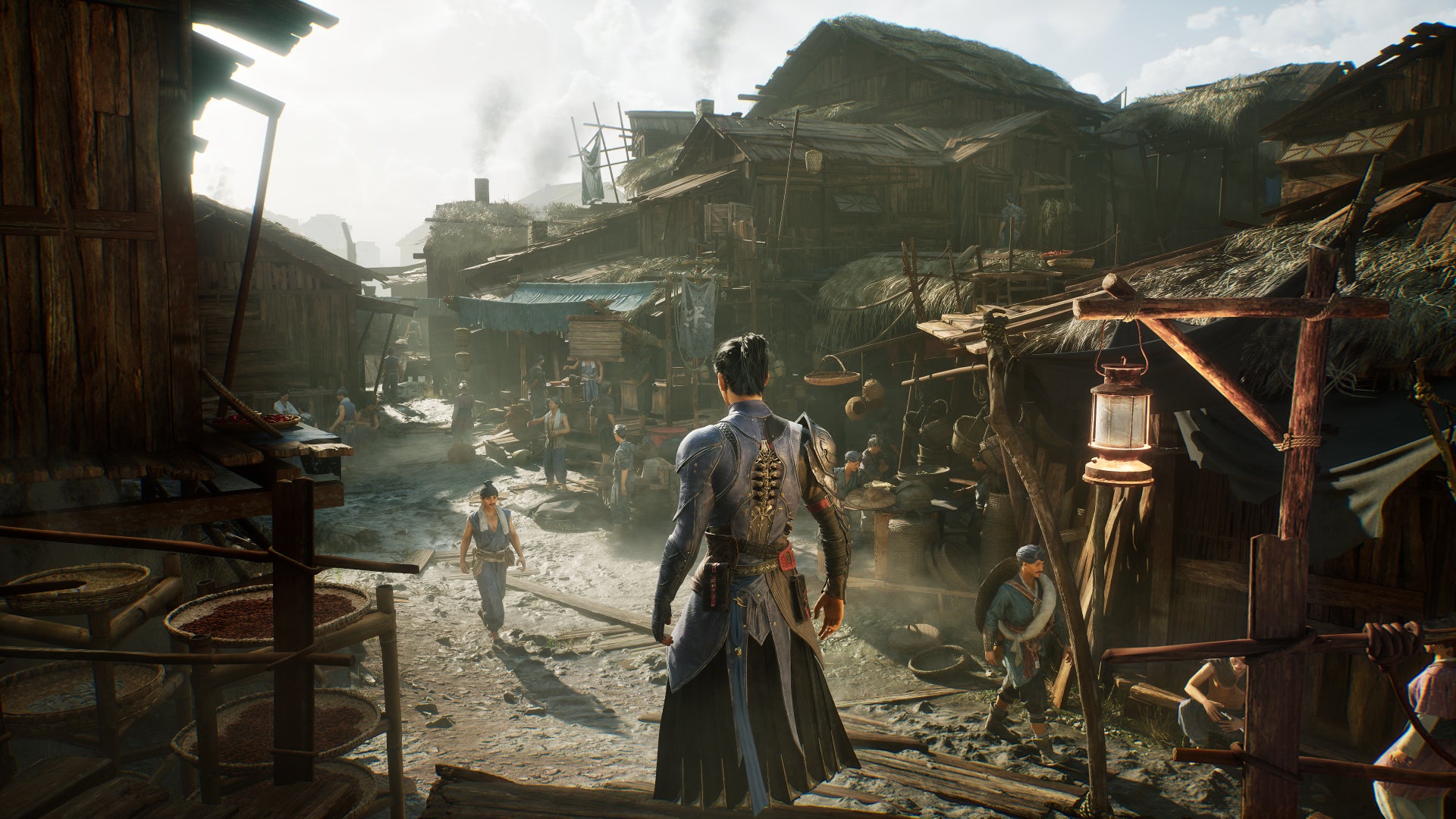 Cheng approaches a slum street in The God Slayer. - 7