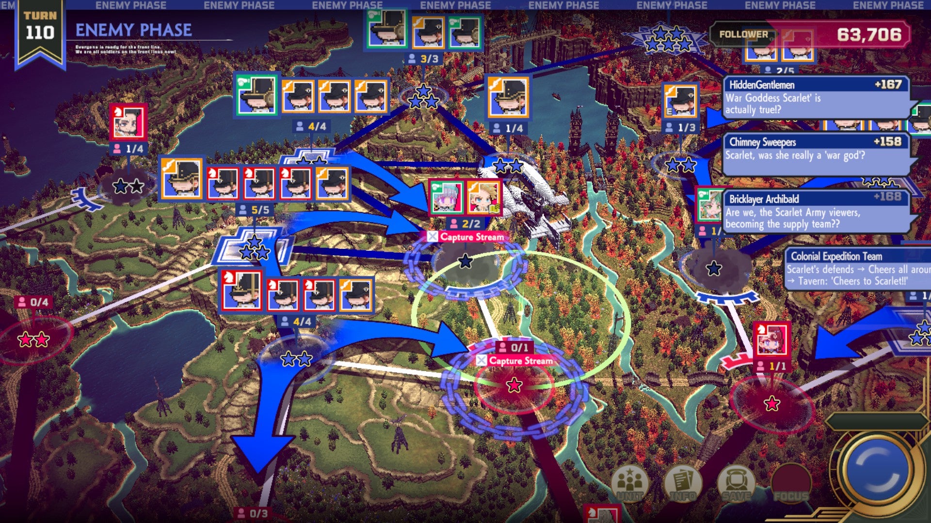 A strategy map in The Great Villainess: Strategy of Lily.