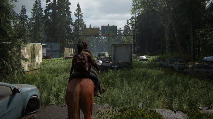 Ellie and Dina thrust into Seattle connected horseback, successful The Last of Us Part II Remastered.