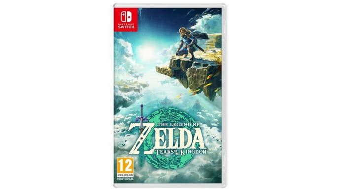 The Legend of Zelda Tears of the Kingdom box art Nintendo Switch UK