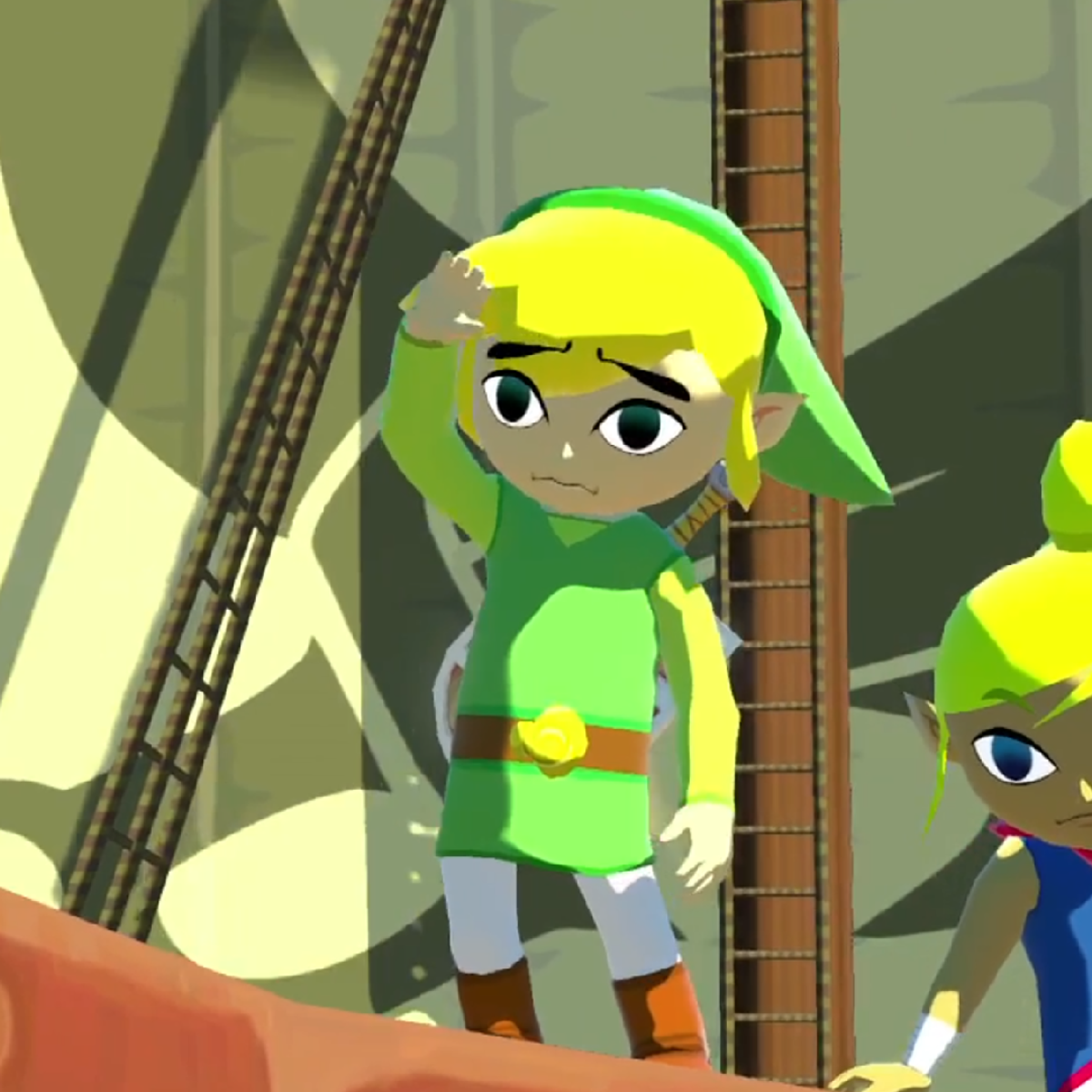 Prinses Zelda En Link Wind Waker Wind Waker
