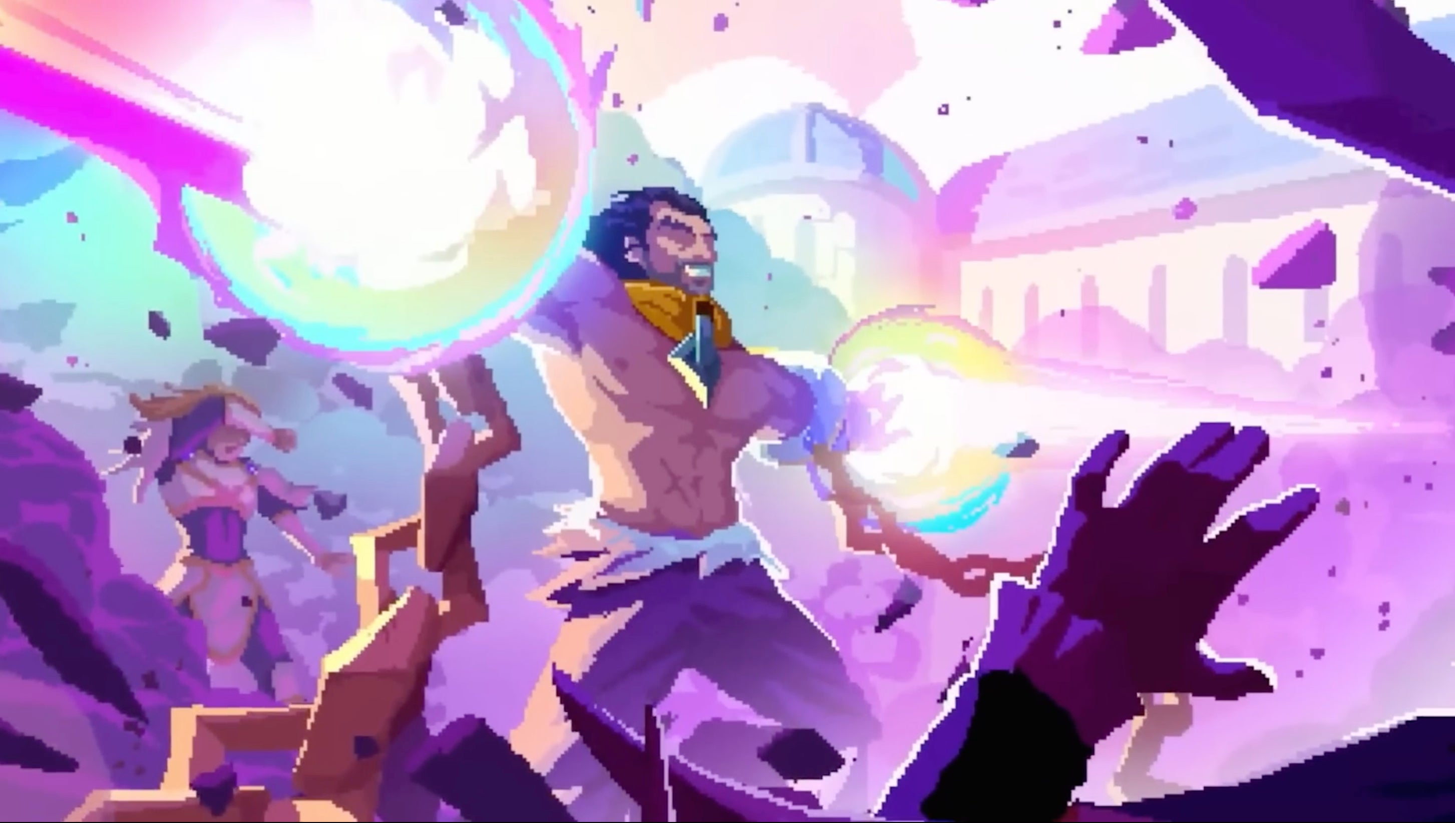 Sylas breaks his chains with magic in The Mageseeker: A League Of Legends Story