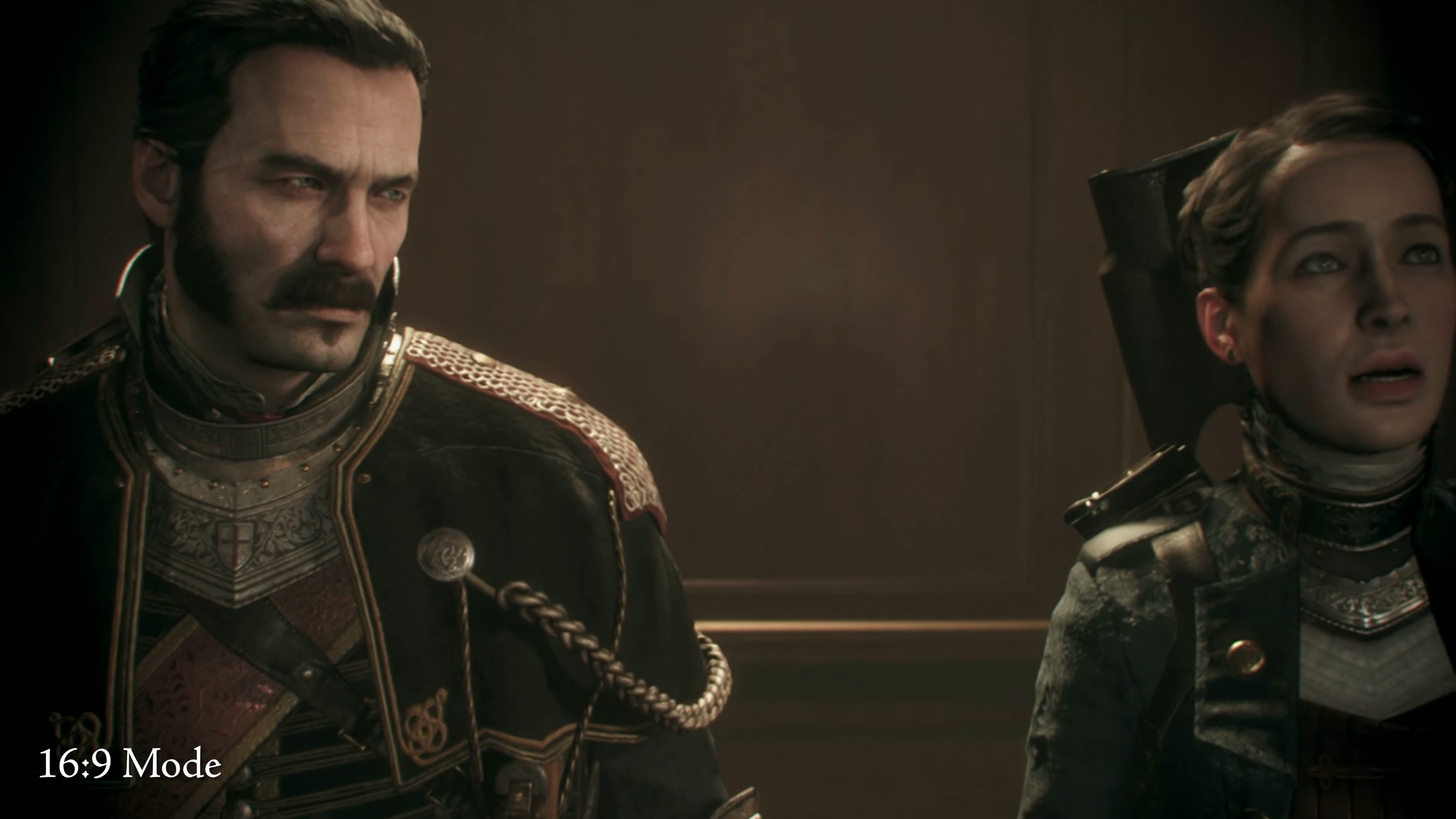 the order 1886 cutscene showing a 16:9 aspect ratio