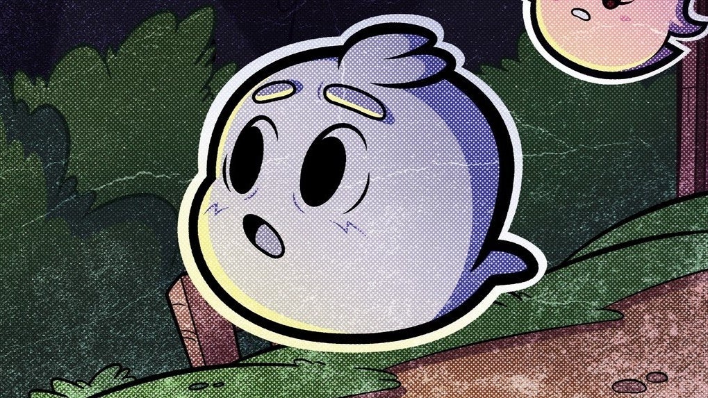 Key art from The Outbound Ghost showing the main character