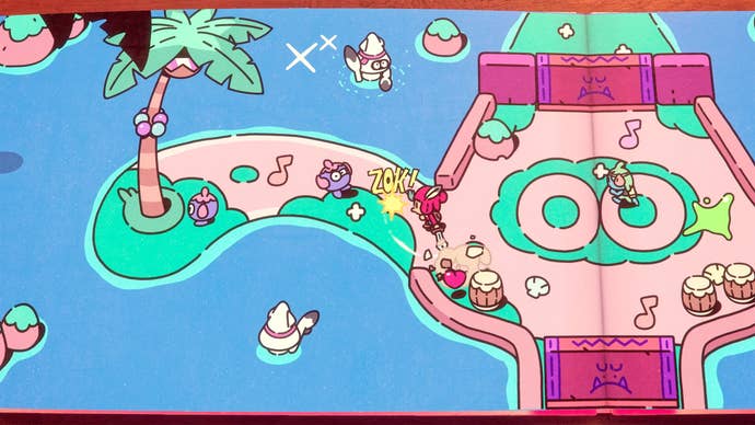 The Plucky Squire - beach level