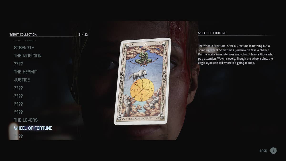 The Quarry Tarot Cards locations | Eurogamer.net