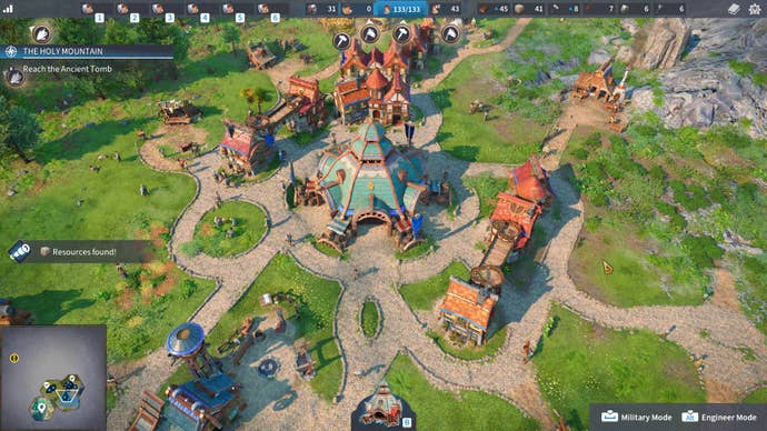 A small village in The Settlers