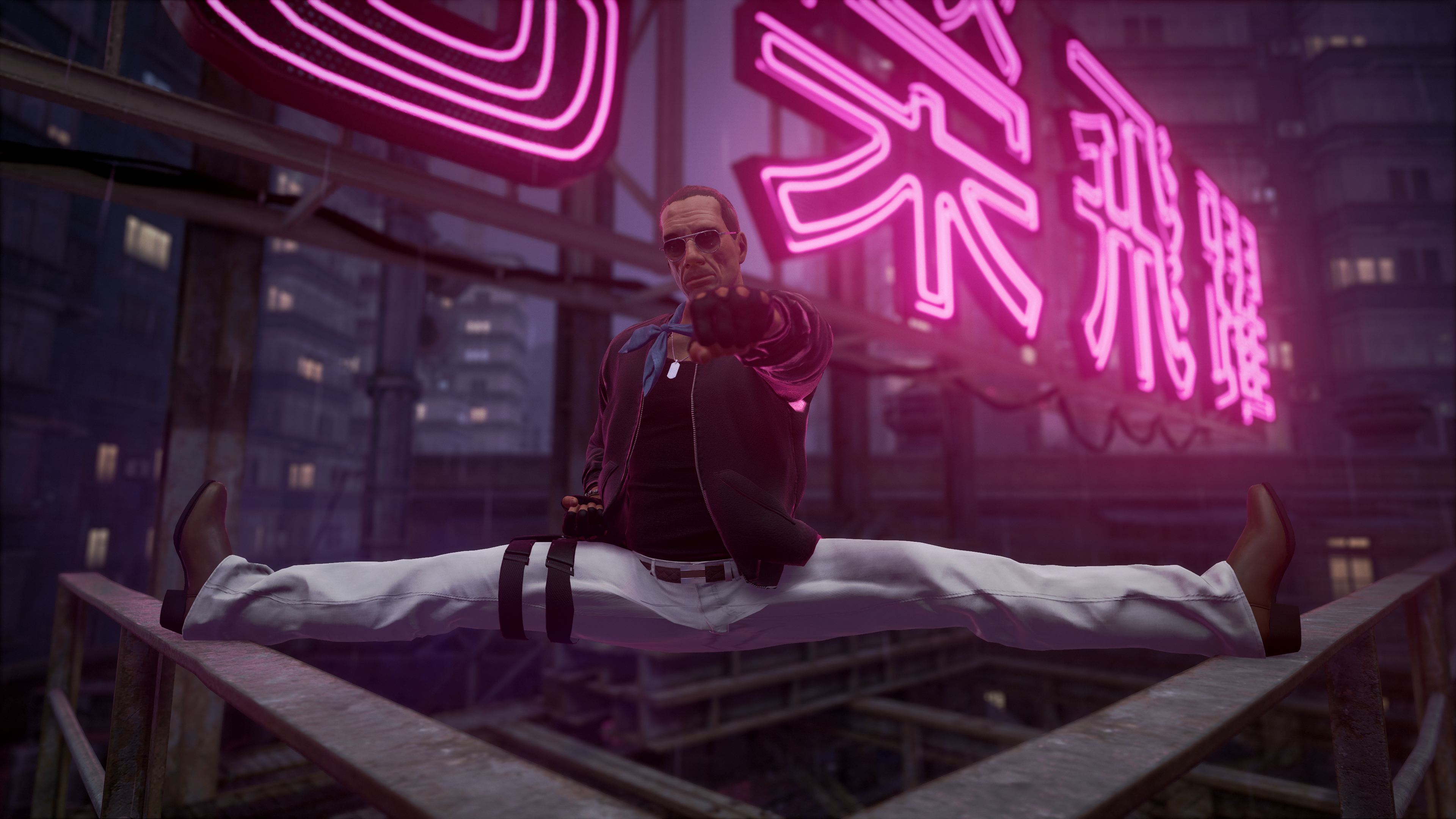 The Splitter&rsquo;s Jean Claude Van Damme does the splits in Hitman