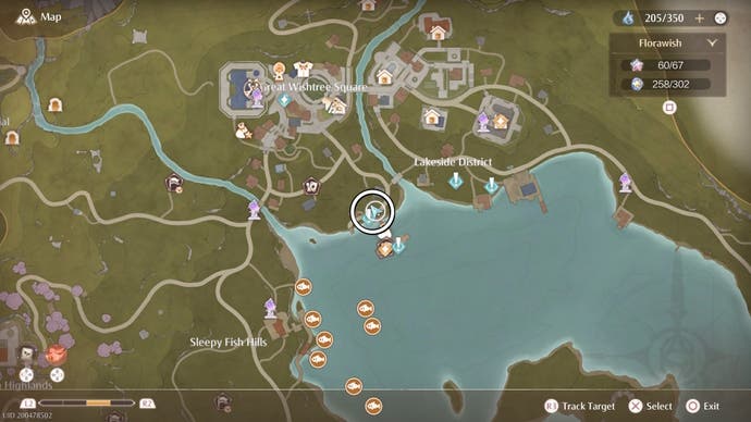 Card view surrounded by an adventura location in Infinity Nikki.