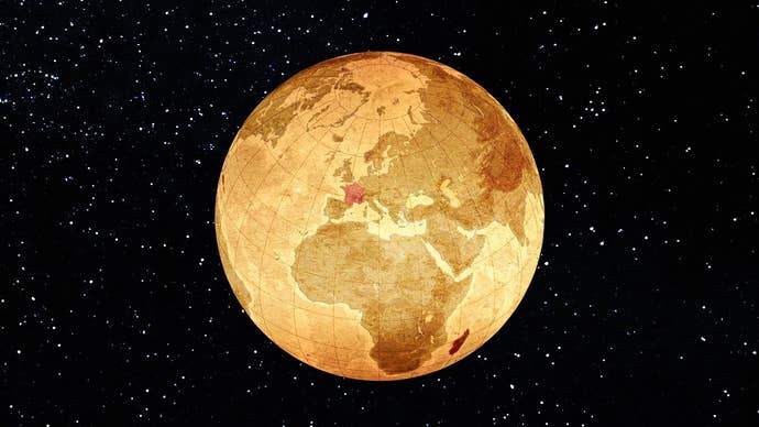 Stop Killing Games graphic showing a globe map, with France highlighted in red.