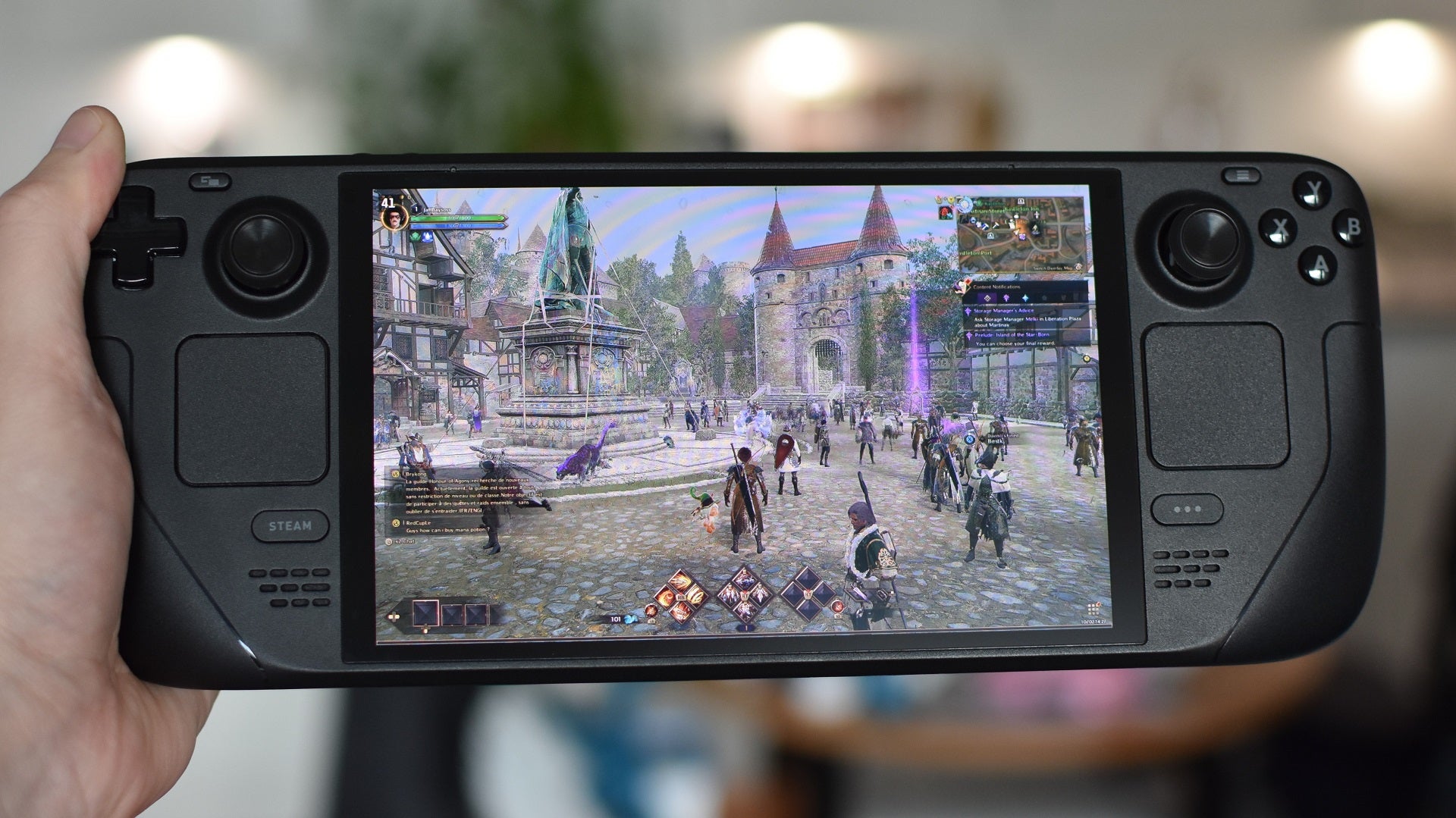 Throne and Liberty running on a Steam Deck OLED. - 1