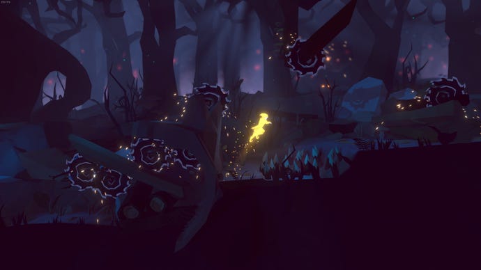 The Sandman leaps over a spike trap in Through the Nightmares.