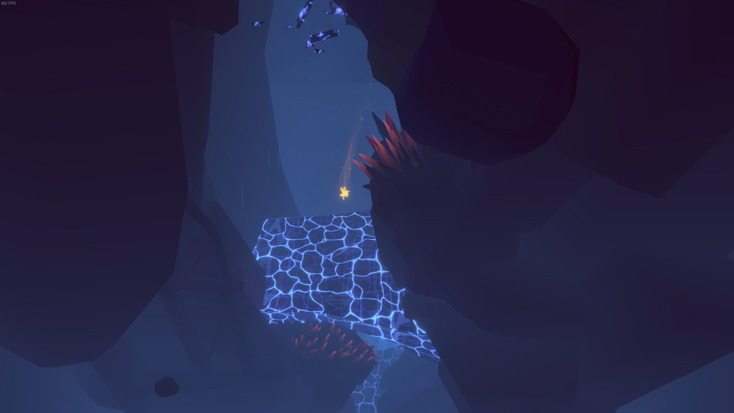 The Sandman plummets through a chasm in Through the Nightmares.