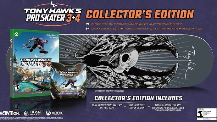 Tony Hawks Pro Skater 3 and 4 Collectors edition