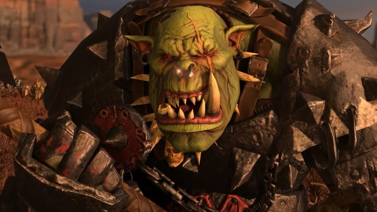 Greenskins, Ogres, and Khorne are all coming in the next DLC for Total War: Warhammer 3