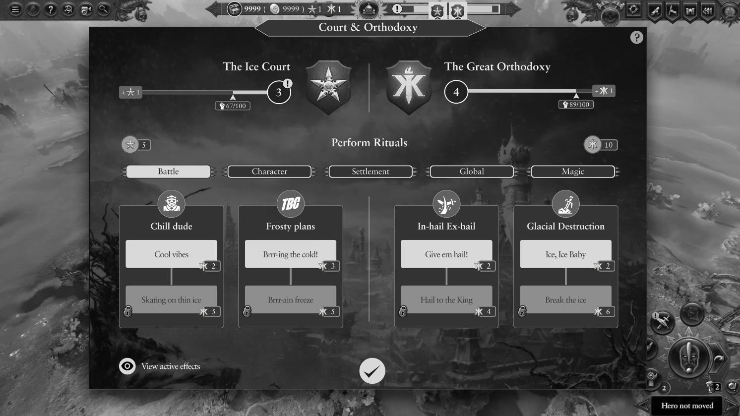A work in progress menu screen from the upcoming Kislev rework for Total War: Warhammer 3. - 3