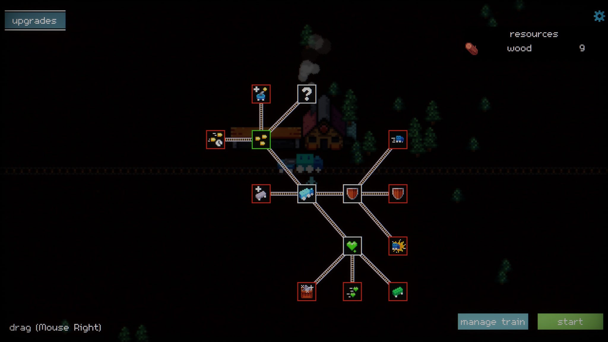 A train being upgraded in Trainatic. - 7