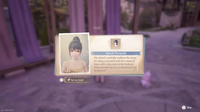 The Quick Ponytail in Infinity Nikki.