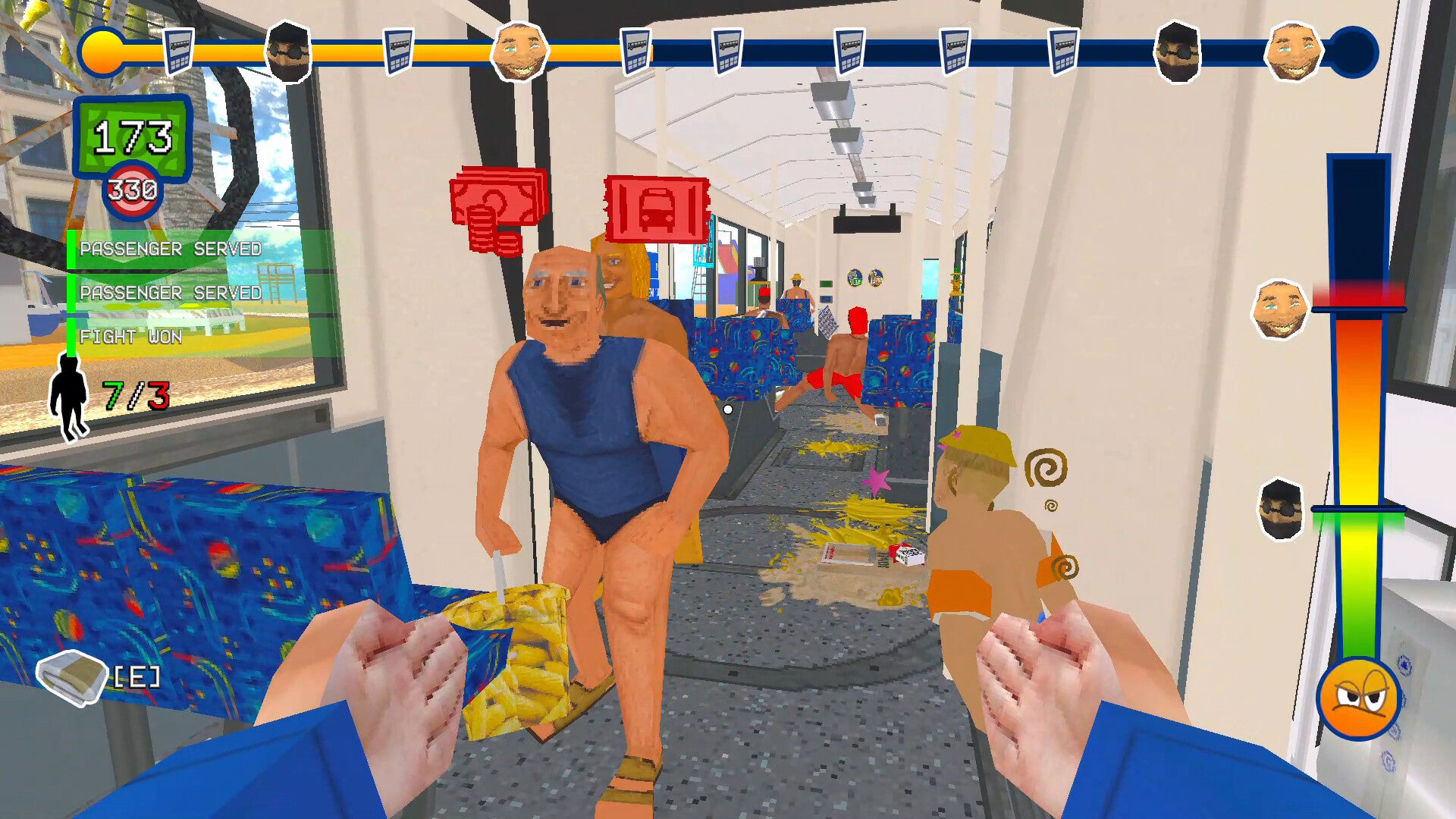 Troleu is a game where you conduct a trolleybus, occasionally with violence - 1