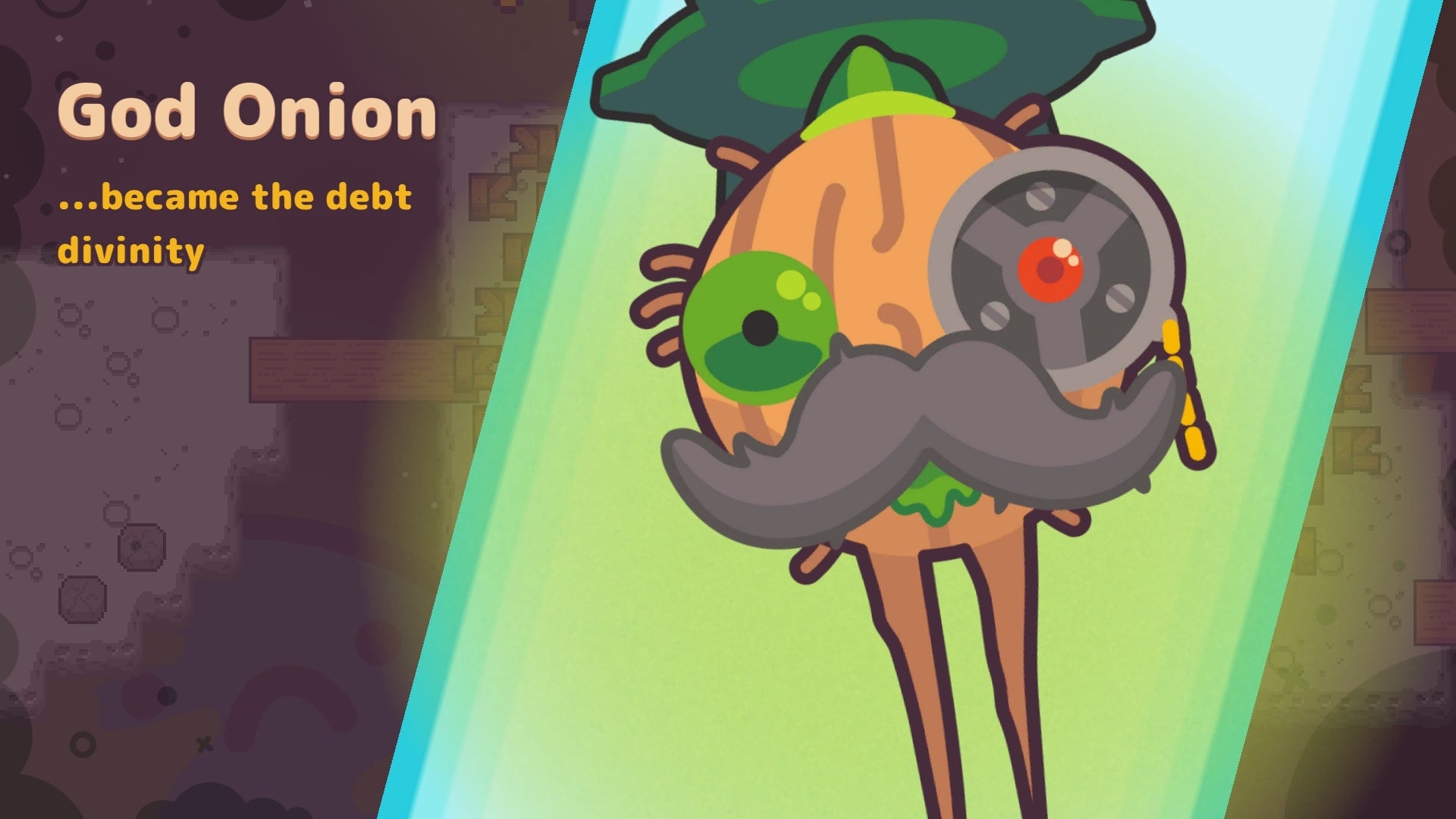 Boss, God Onion, is shown in Turnip Boy Commits Tax Evasion - 4