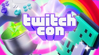 Artwork for TwitchCon Europe 2024 with logo and colourful emotes around it