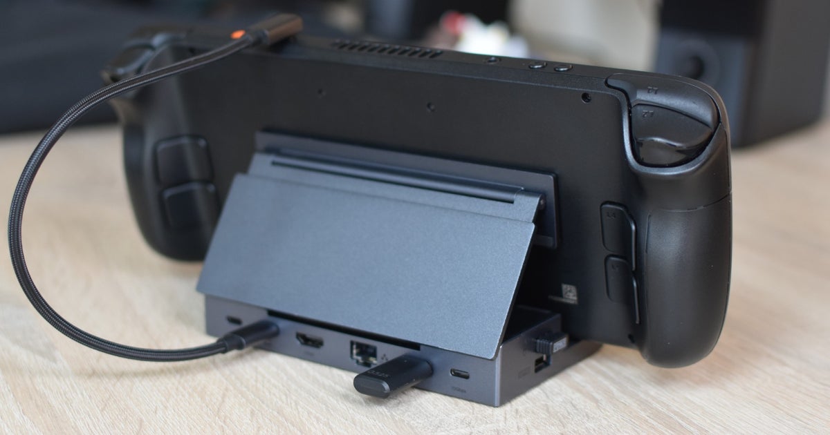Pretend you own an undelayed Steam Machine with this fine Steam Deck dock, now 33% off in the Amazon Spring Sale
