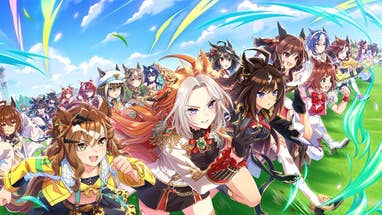 Pretty Derby that shows galore anime equine girls racing.