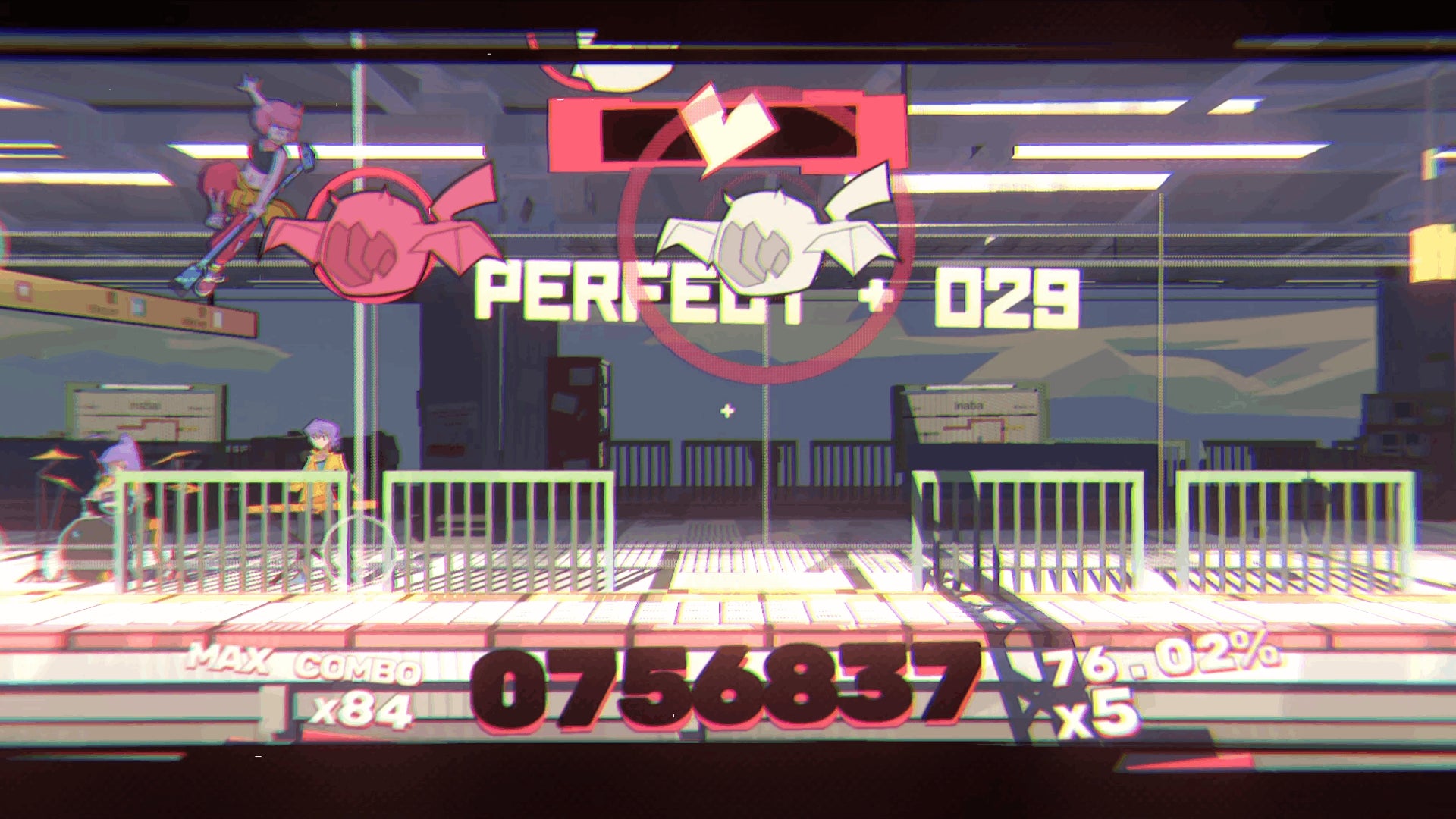 Beat dodges a beat in Unbeatable's Arcade mode. - 6