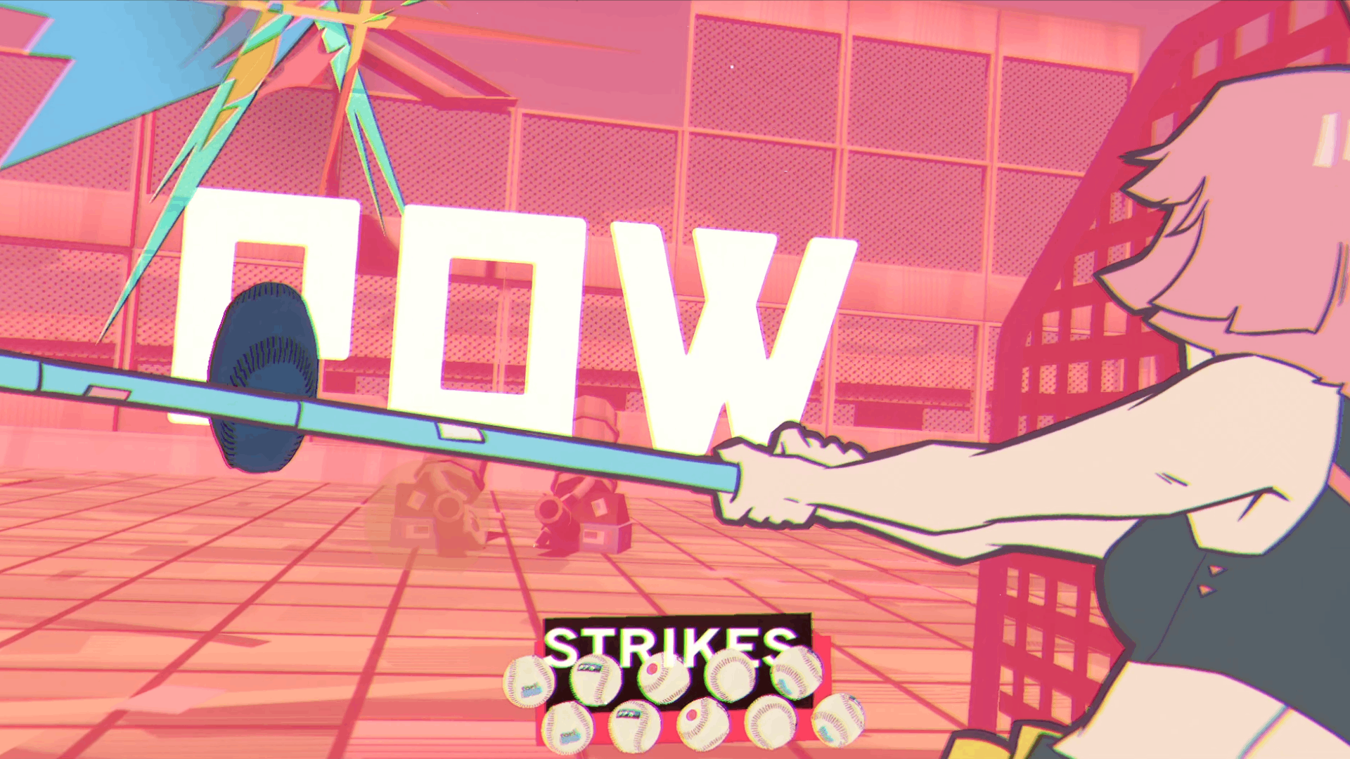 Beat takes a swing at the batting cages in Unbeatable.