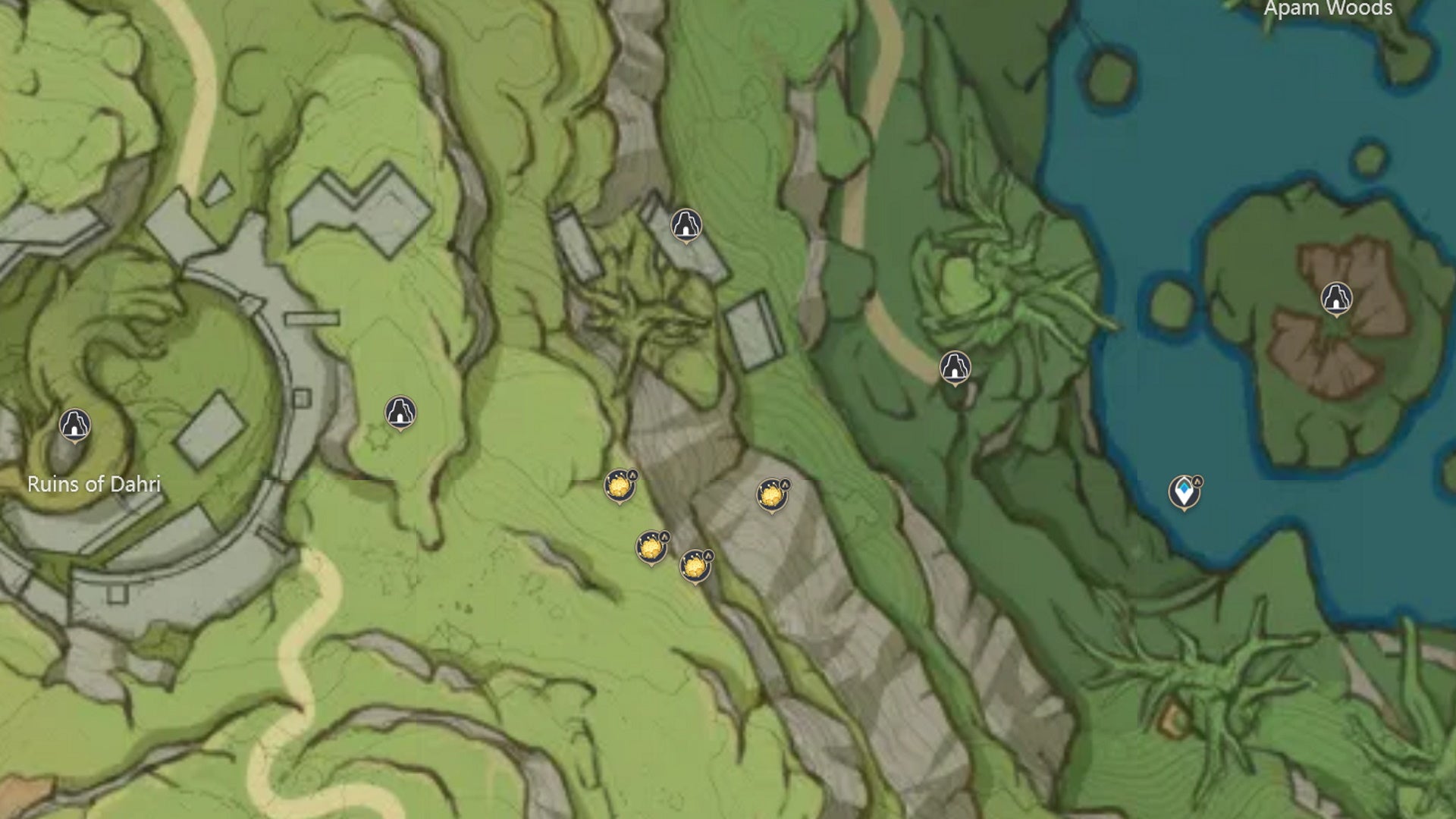 Nilotpala locations underground - 9