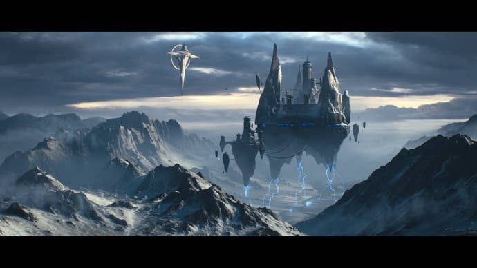 A snowy, mountainous region of Doom: The Dark Ages.