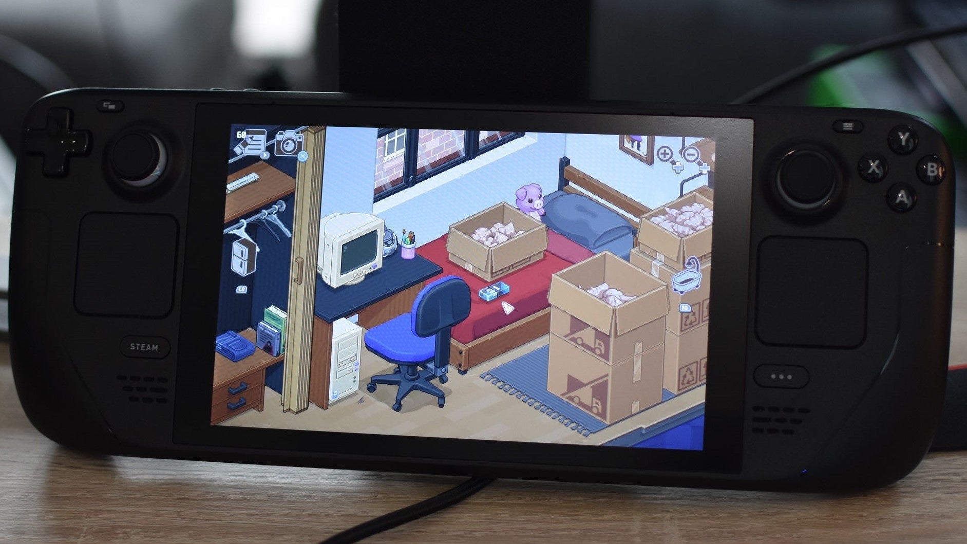 Unpacking running on a Steam Deck. - 32