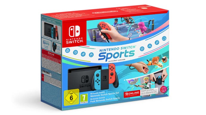 Pacote esportivo Nintendo Switch.