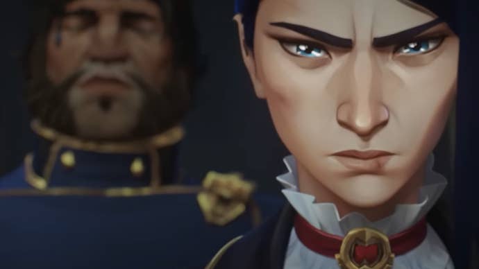 Caitlyn looks stern in this Arcane screenshot.