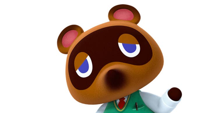 Tom Nook artwork.