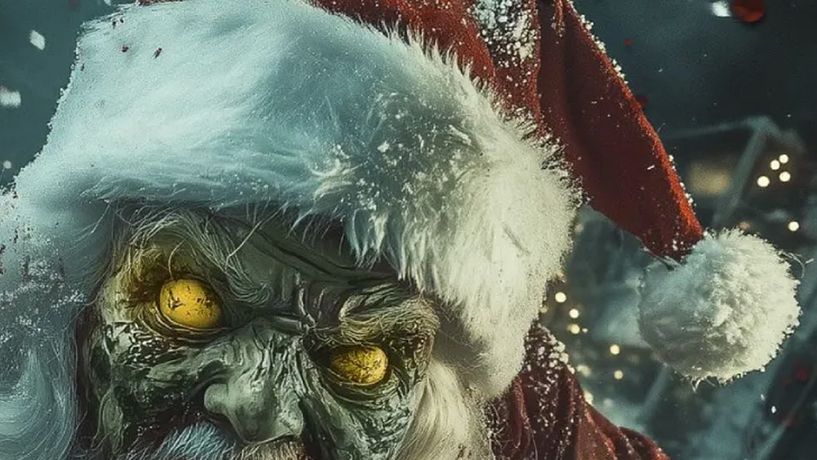 An AI-generated Zombie Santa Claus, as seen in Call of Duty.