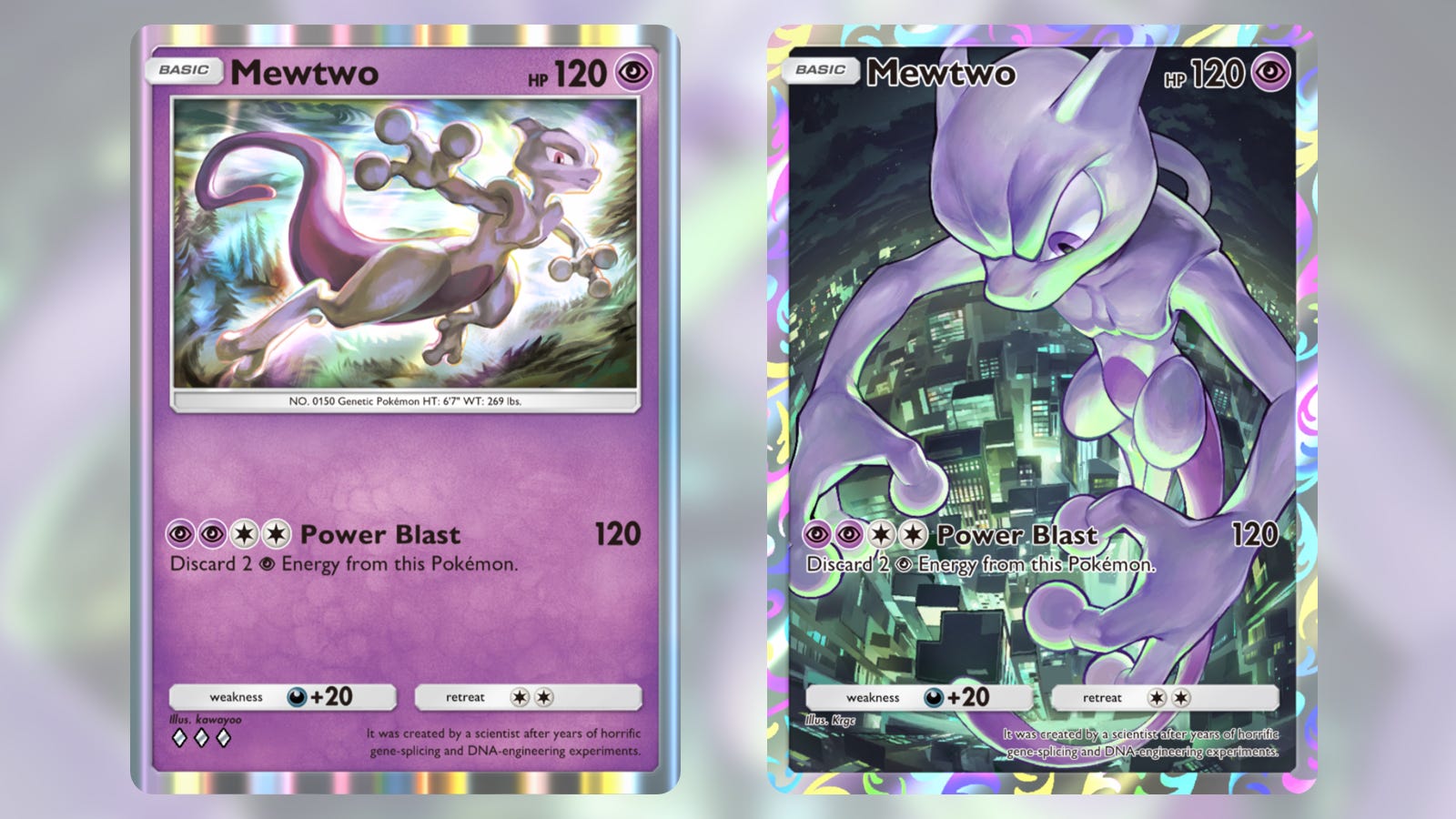Pokémon TCG Pocket Mewtwo cards.