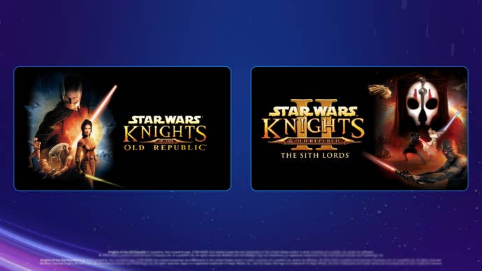 Star Wars KOTOR games on Epic Games Store for mobile.