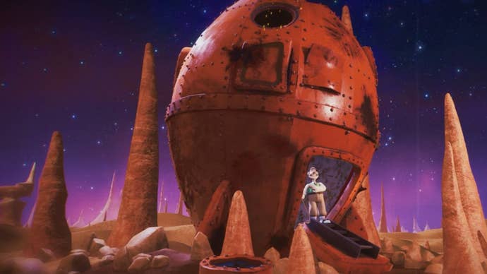 Wallace and Gromit in the Grand Getaway.