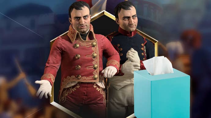 Civilization 7 leaders with tissues.