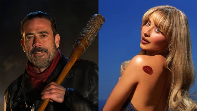 Negan and Sabrina Carpenter.